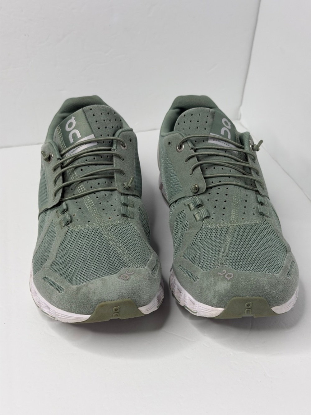 On Cloud Swiss Engineering Green Running Shoes Sneakers - Men’s Size US 11 - Picture 2 of 11